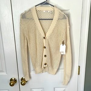NWT Cream Cardigan